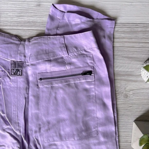 LF high waisted suede cargo pants size 2 NWOT - Picture 9 of 14